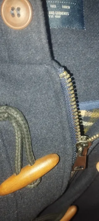 Parka Trenca Clásica Negra