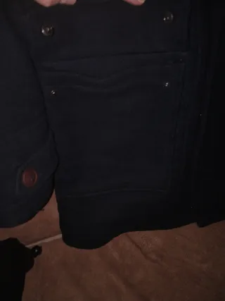 Parka Trenca Clásica Negra