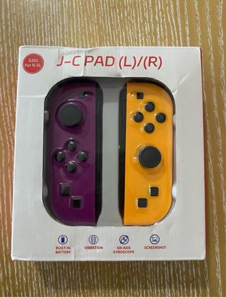 Joycons morado y naranja Nintendo Switch
