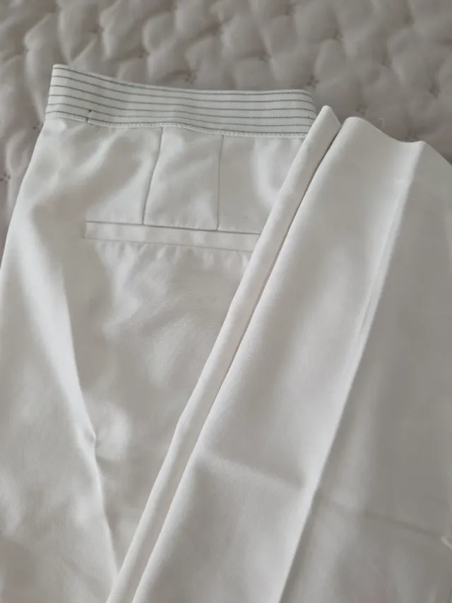 Pantalón Zara Blanco Talla L
