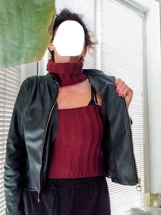 C'est Comme Ça top + collo lana