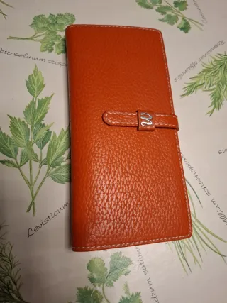 Billetera Cartera Mujer Naranja