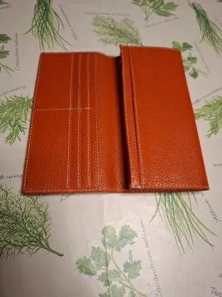 Billetera Cartera Mujer Naranja