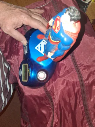 Reloj Superman Vintage con luz de techo y alarma