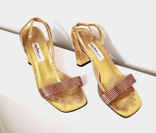 Sandalias Sacha London Doradas Talla 10
