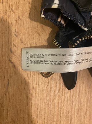 Neceser Uterqüe estampado floral