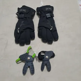 Guanti sci Level tg. 7/S con protezioni.