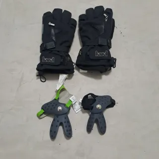 Guanti sci Level tg. 7/S con protezioni.