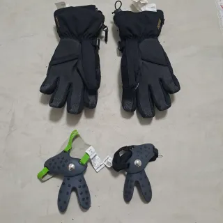 Guanti sci Level tg. 7/S con protezioni.