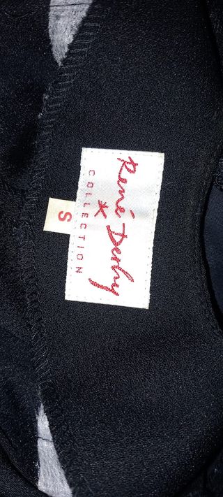 Vestido negro largo con abertura