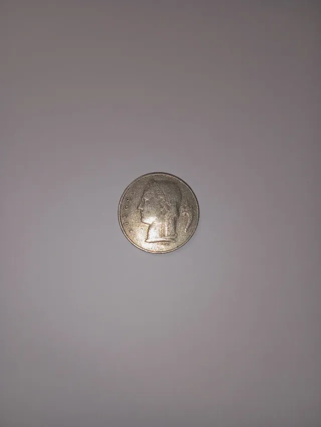 Moneda 1 Franco Bélgica 1962