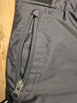 Pantalón de esquí Wed'ze negro con tirantes 10 año