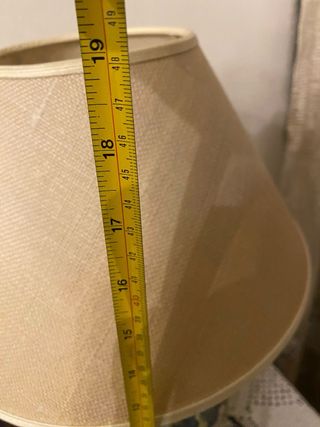 grande Lampada in ceramica con decoro uva