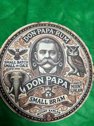 Targa Metallo Don Papa Rum