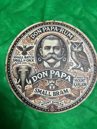Targa Metallo Don Papa Rum