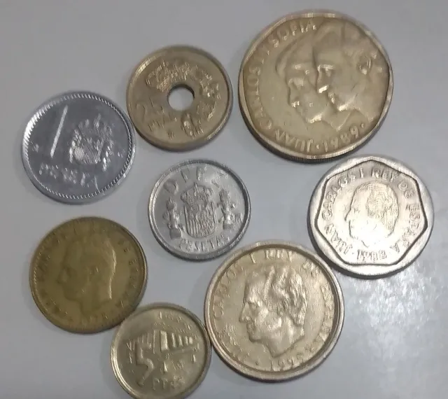 Lote monedas Rey Juan Carlos I