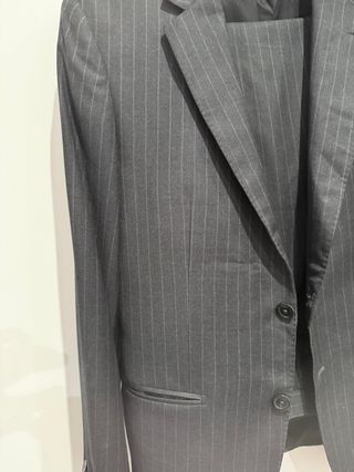 Traje lana gris Raya Diplomática REDA talla (48)