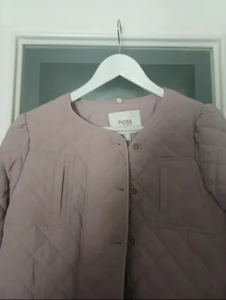 Chaqueta HOOS rosa acolchada