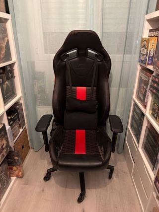 Silla Gaming Corsair T2 Road Warrior Negra/Roja