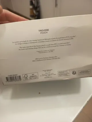 Neceser Dior Trousse Pouch Original Rosa