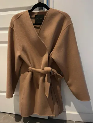 Massimo Dutti cappotto lana beige