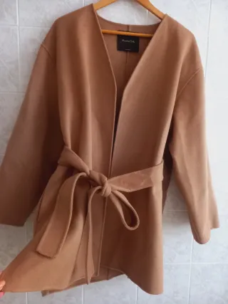 Massimo Dutti cappotto lana beige