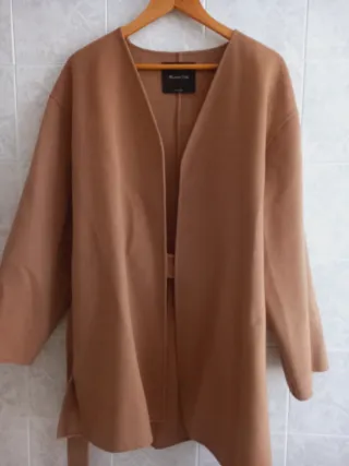 Massimo Dutti cappotto lana beige