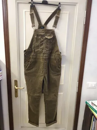Salopette Pepe Jeans verde oliva
