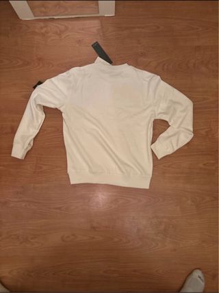 Sudadera Stone Island Blanca Talla S