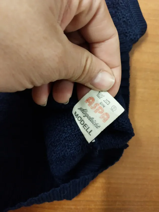 Jersey Biba sin mangas azul Talla M