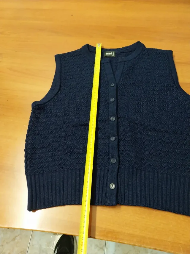 Jersey Biba sin mangas azul Talla M