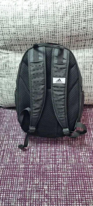 Mochila Paletero Adidas Negra y Naranja
