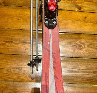 Conjunto esquís mujer Stockli con fijaciones