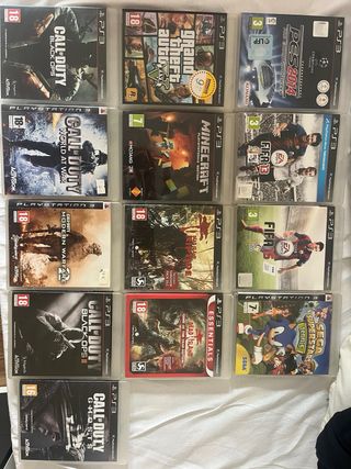Lote videojuegos ps3