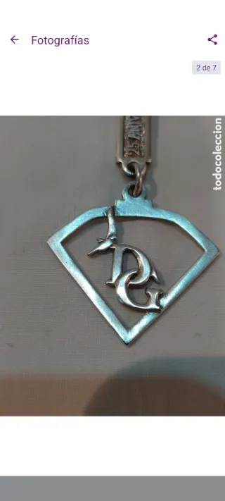 Llavero Dolce & Gabbana Plata de Ley 25 aniversari