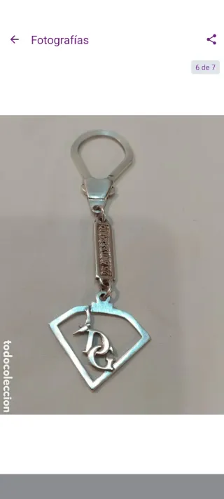 Llavero Dolce & Gabbana Plata de Ley 25 aniversari