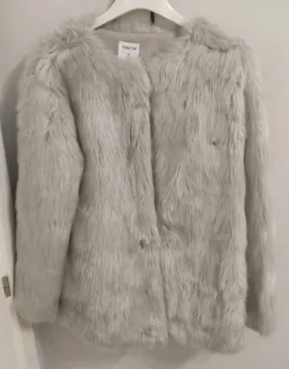 Abrigo pelo Mayoral Talla M Mujer/Niña