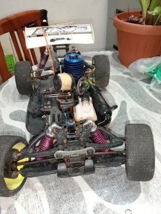 Coche RC Nitro 1/8 Buggy carburado arranca muy bie