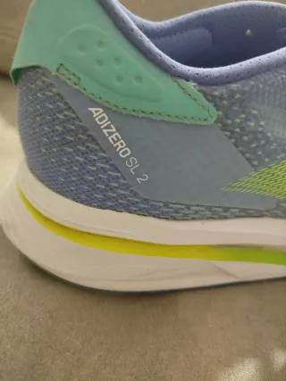 Zapatillas Adidas Running Hombre lila/Verde