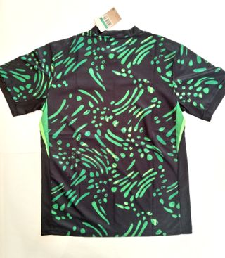 Camiseta Nike Fútbol XL Negra y Verde