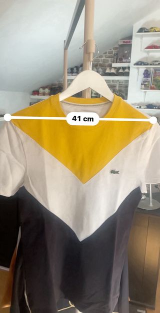 Camiseta Lacoste Color Block