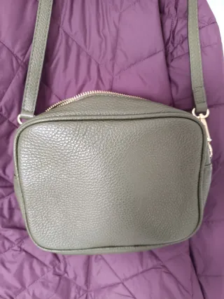 Bolso Kaki Piel 20x15x6