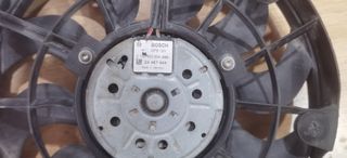 Radiador de aire y ventilador opel astra y zafira