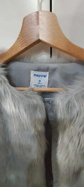 Abrigo pelo Mayoral Talla M Mujer/Niña