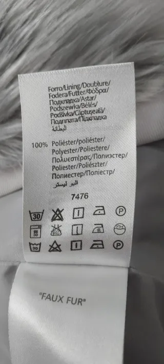 Abrigo pelo Mayoral Talla M Mujer/Niña