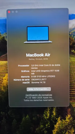 MacBook Air A1932 Plata