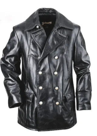 Abrigo de Piel Schott USA Talla L