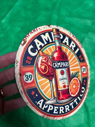Targa Metallo Campari Aperitivo