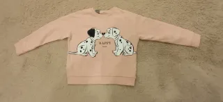 Sudadera Zara Niña Rosa Perros Dálmatas