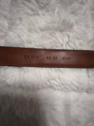 Cinturón Boss Marrón Cuero